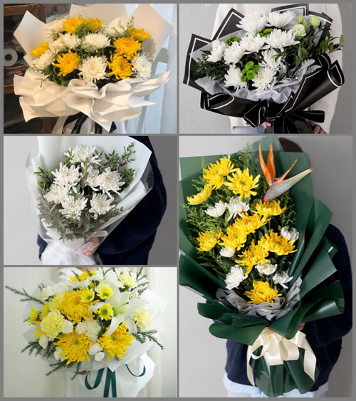 广东梅州市大埔县茶阳镇茅坪村白事花束代送